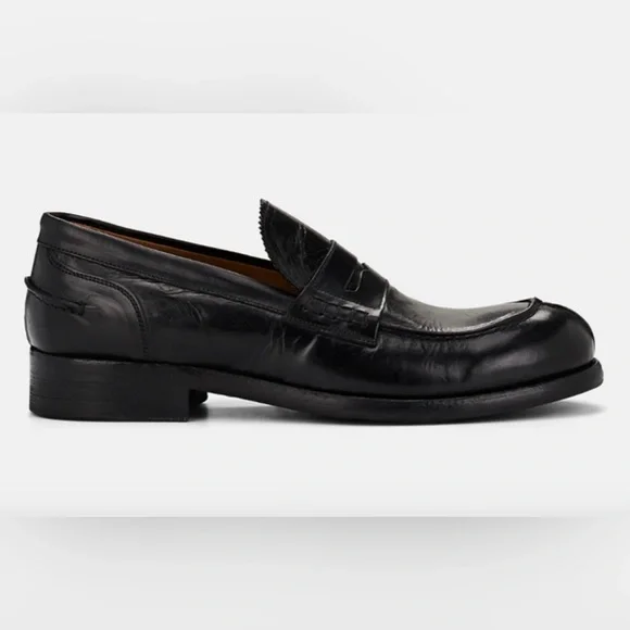 Barneys New York Leather Shoes - Size 11 - G51-14 Barneys New York Nero Black 70s Walk Leather Woody Derby  main image 2